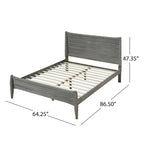 Devonshire Rustic Queen Platform Bed by