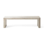 Pannell Farmhouse Acacia Wood Dining Bench by