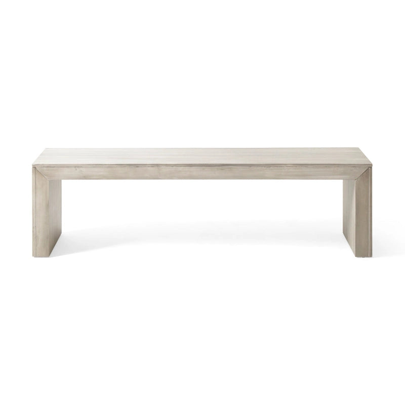 Pannell Farmhouse Acacia Wood Dining Bench by