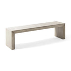 Pannell Farmhouse Acacia Wood Dining Bench by