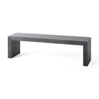 Pannell Farmhouse Acacia Wood Dining Bench by