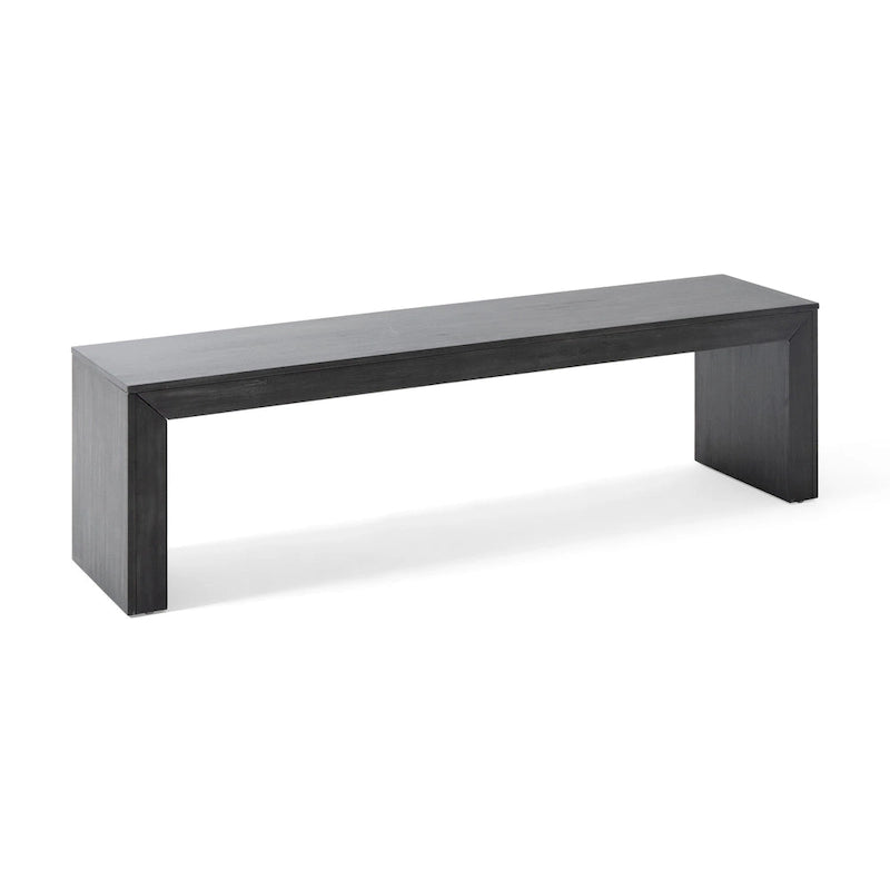 Pannell Farmhouse Acacia Wood Dining Bench by