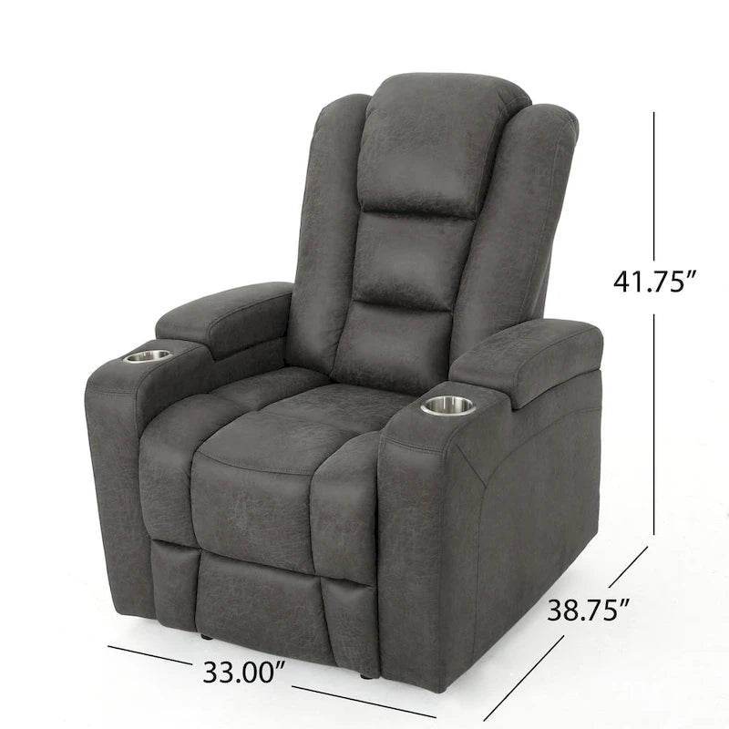 Emersyn Microfiber Power Recliner by