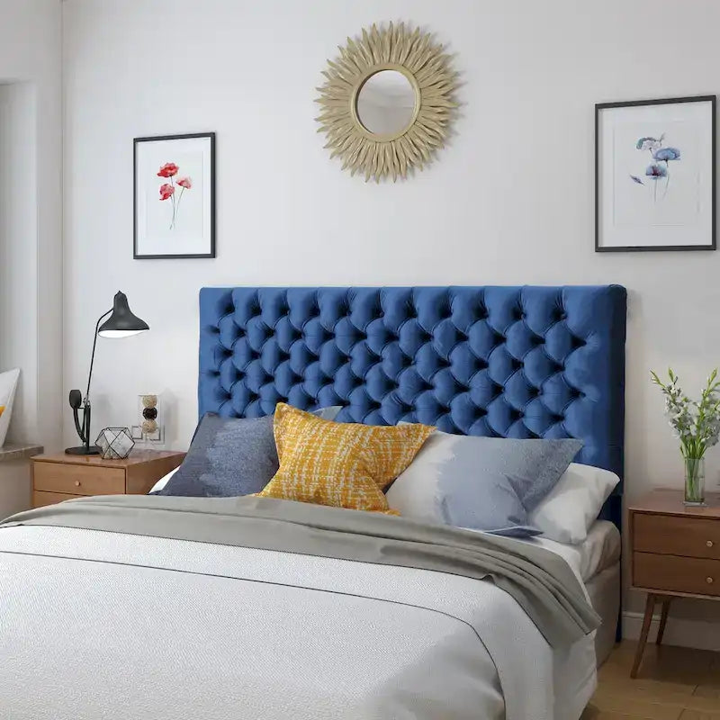 Jezebel Adjustable Velvet Headboard by