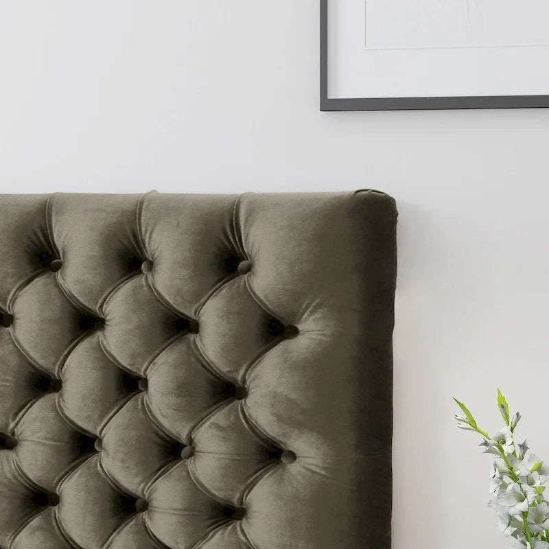 Jezebel Adjustable Velvet Headboard by