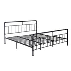 Mowry Industrial King-Size Bed Frame by