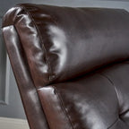 Halima Faux Leather 2-Seater Recliner Club Chair by