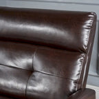Halima Faux Leather 2-Seater Recliner Club Chair by