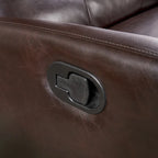 Halima Faux Leather 2-Seater Recliner Club Chair by