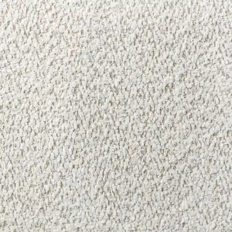 Ophelia Modern Curved Arms Boucle Sofa Couch with Kidney Style Seat and Round Wooden Legs