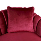 Ansonia Contemporary Velvet 3-seat Sofa by