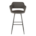 Carson Carrington Vallen Faux Leather Bar Stools (Set of 2) - N/A