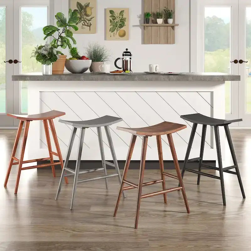 Pinehurst Solid Wood 24 Counter Stool (Set of 2) by  Modern
