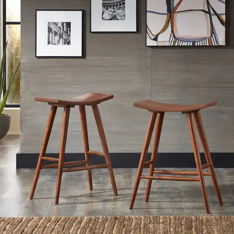 Pinehurst Solid Wood 24 Counter Stool (Set of 2) by  Modern