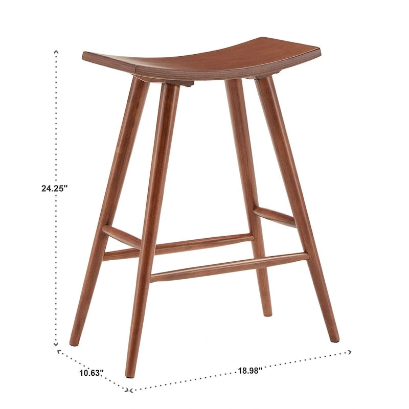 Pinehurst Solid Wood 24 Counter Stool (Set of 2) by  Modern