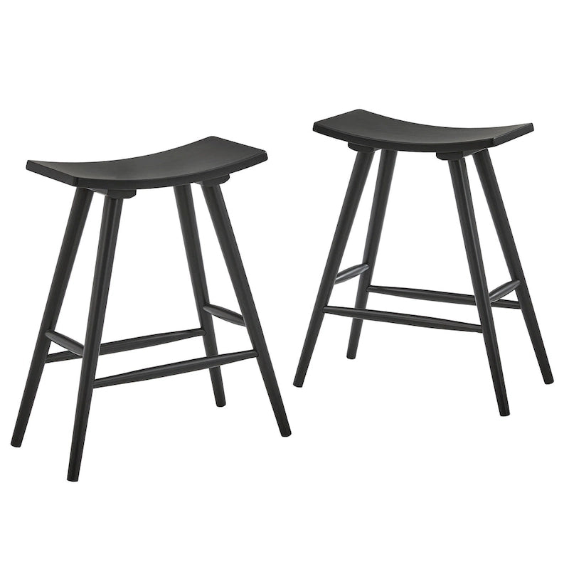 Pinehurst Solid Wood 24 Counter Stool (Set of 2) by  Modern