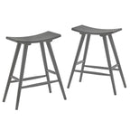 Pinehurst Solid Wood 24 Counter Stool (Set of 2) by  Modern