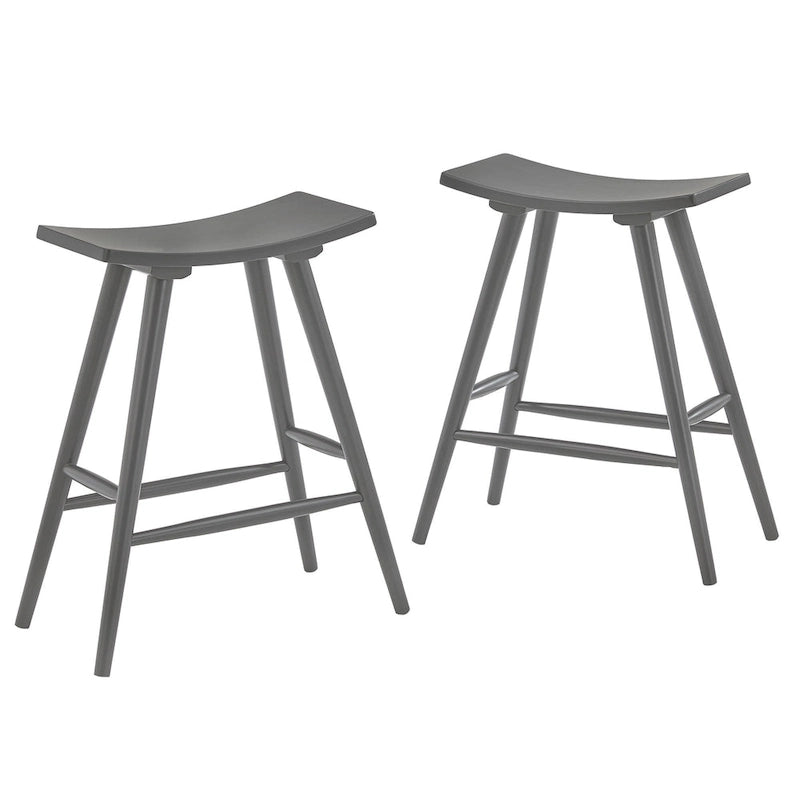 Pinehurst Solid Wood 24 Counter Stool (Set of 2) by  Modern