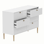 Morden Wood Furniture 6 Drawer Dresser Chest of Drawers Cabinet