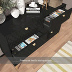 Morden Wood Furniture 6 Drawer Dresser Chest of Drawers Cabinet