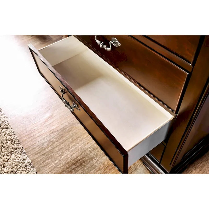 Diva Traditional Cherry Solid Wood 6-Drawer Chest by 