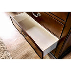 Diva Traditional Cherry Solid Wood 6-Drawer Chest by 