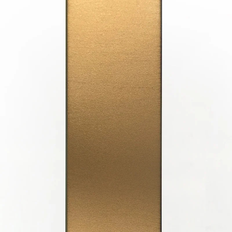 Dixon Geometric X-Base Metal & Glass Side Table in Golden Brass Finish