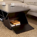 Fore Modern Espresso 47-inch 4-Shelf Coffee Table by