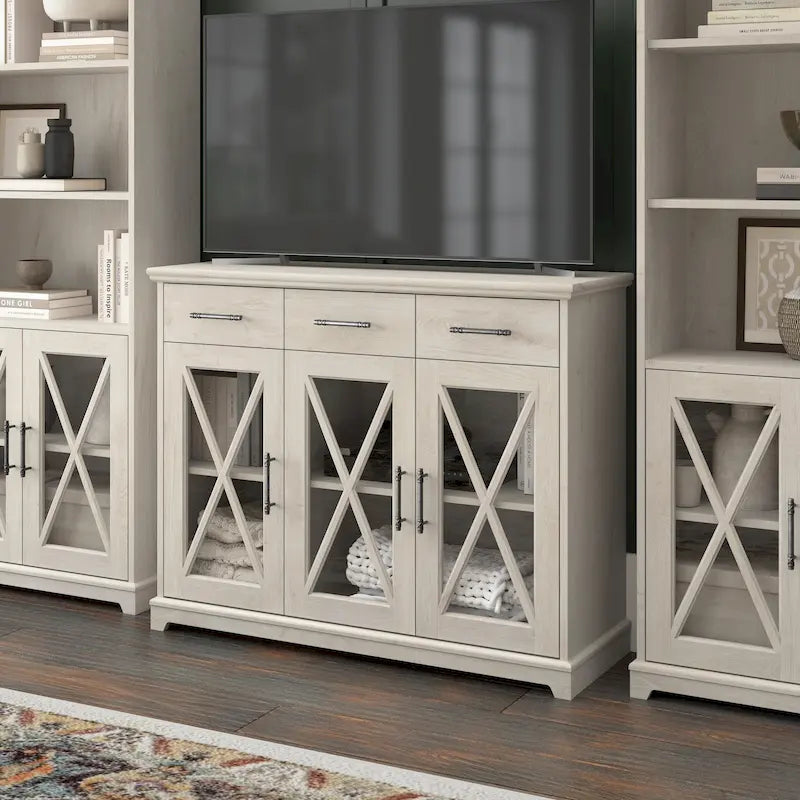 Lennox 46W Farmhouse TV Stand for 65 Inch TV by