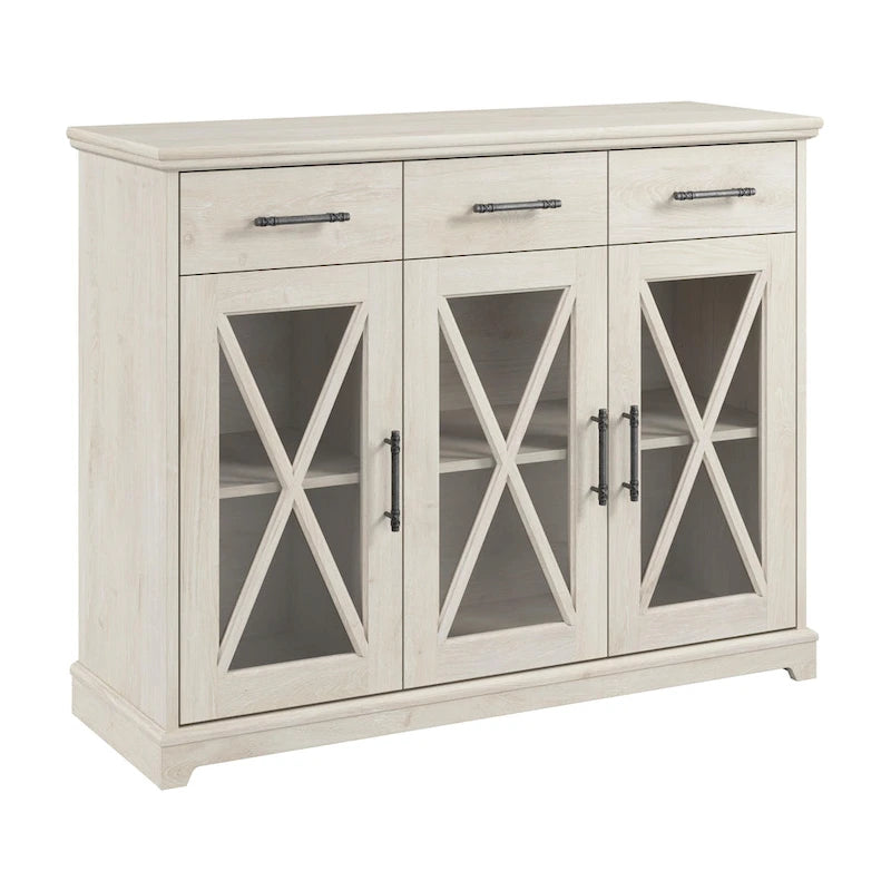 Lennox 46W Farmhouse TV Stand for 65 Inch TV by