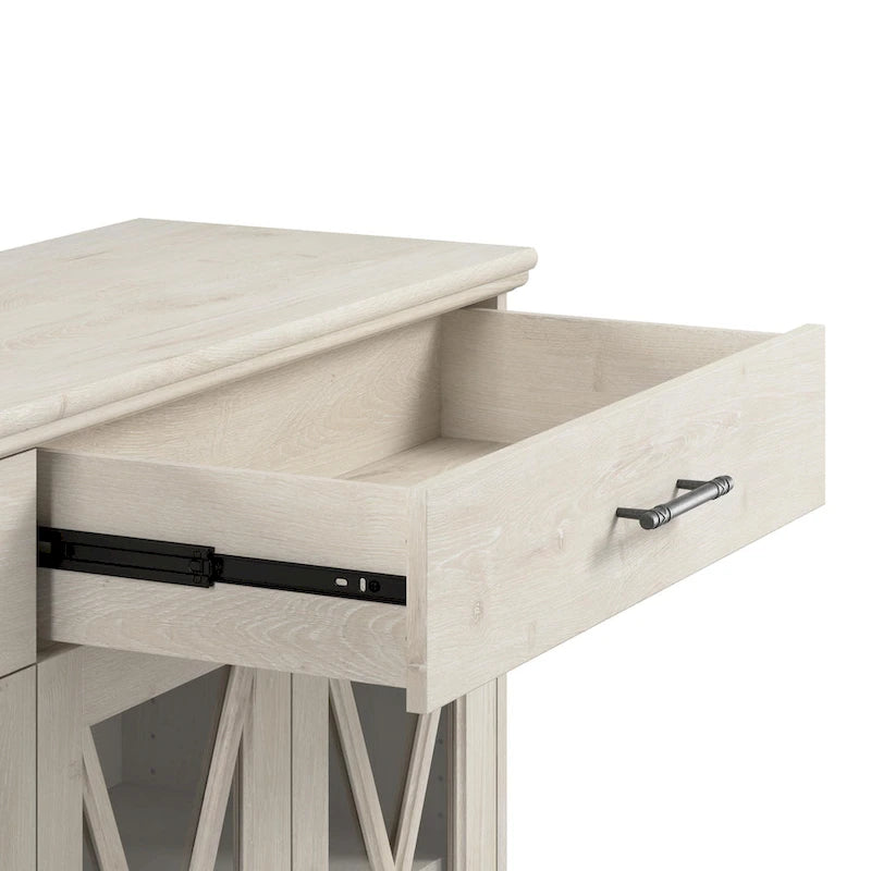Lennox 46W Farmhouse TV Stand for 65 Inch TV by