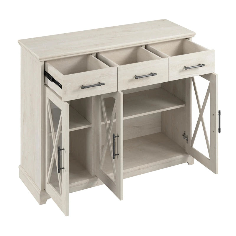 Lennox 46W Farmhouse TV Stand for 65 Inch TV by