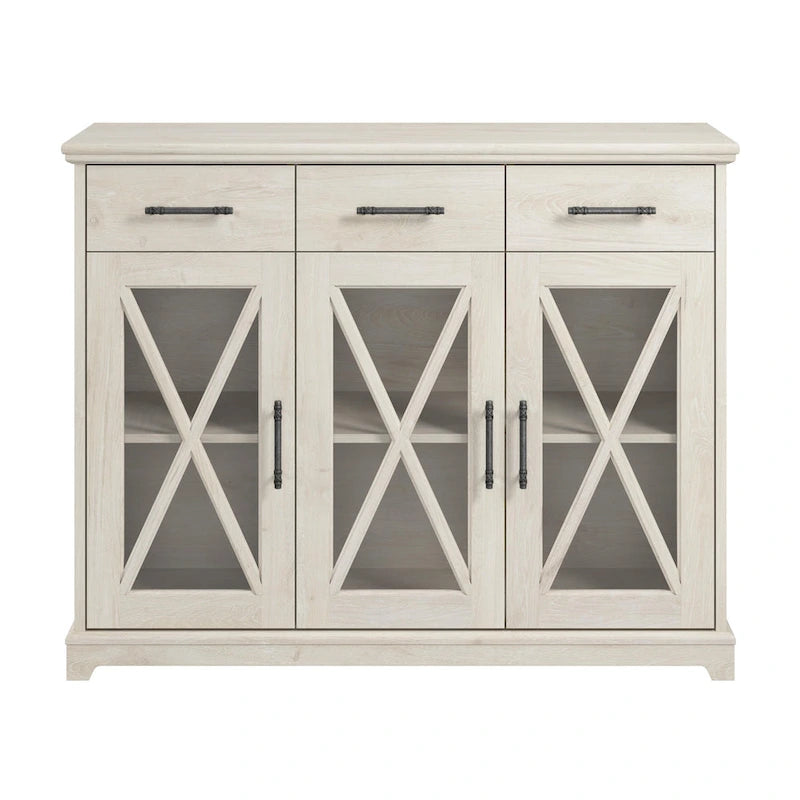 Lennox 46W Farmhouse TV Stand for 65 Inch TV by