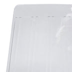 Ralph Acrylic Plastic Dining Chair Chrome Metal Legs Modern Transparent Accent Side Chair for Dining Room & Kitchen