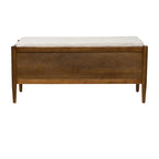 INK+IVY Arcadia Accent Bench with Storage and Upholstered Cushion - 42W x 17D x 19.5H