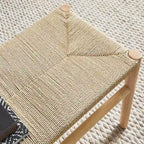Giethoorn Solid Wood Bench with Weave Rope by  Modern
