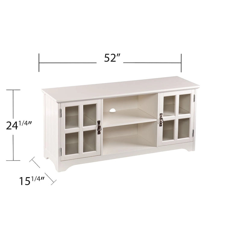 Easton White Media TV Stand for TV's up to 50