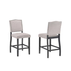 Best Quality Furniture Light Grey 5-piece Counter Height Dining Set