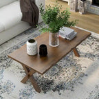 Mav Transitional Walnut 47-inch Solid Wood Coffee Table by