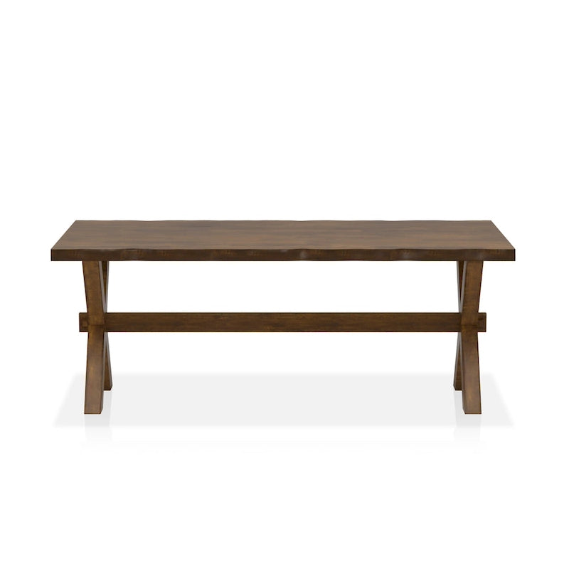 Mav Transitional Walnut 47-inch Solid Wood Coffee Table by