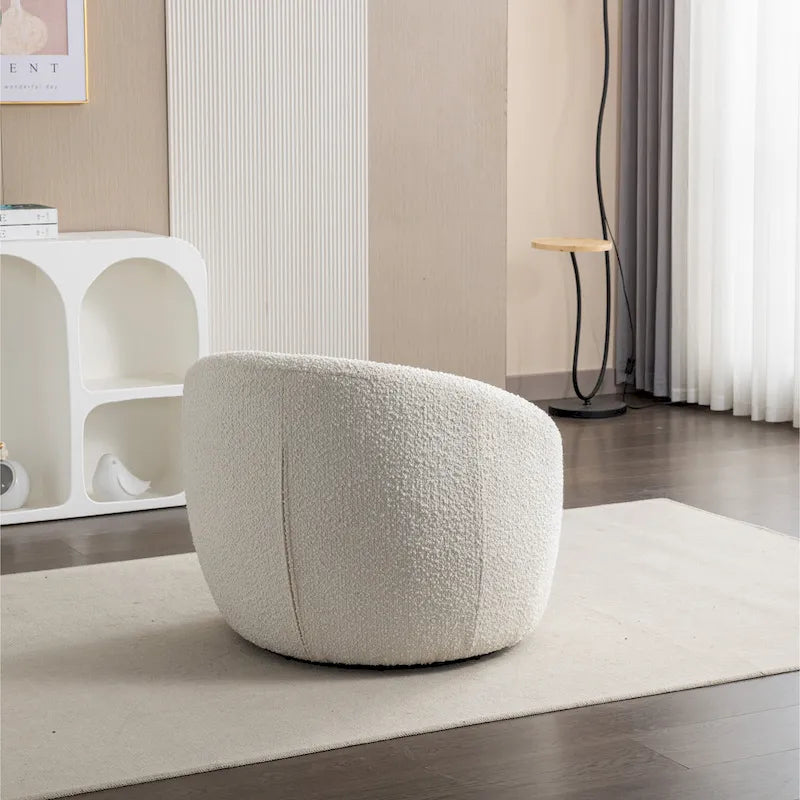 Winnie Modern Swivel Barrel Chair