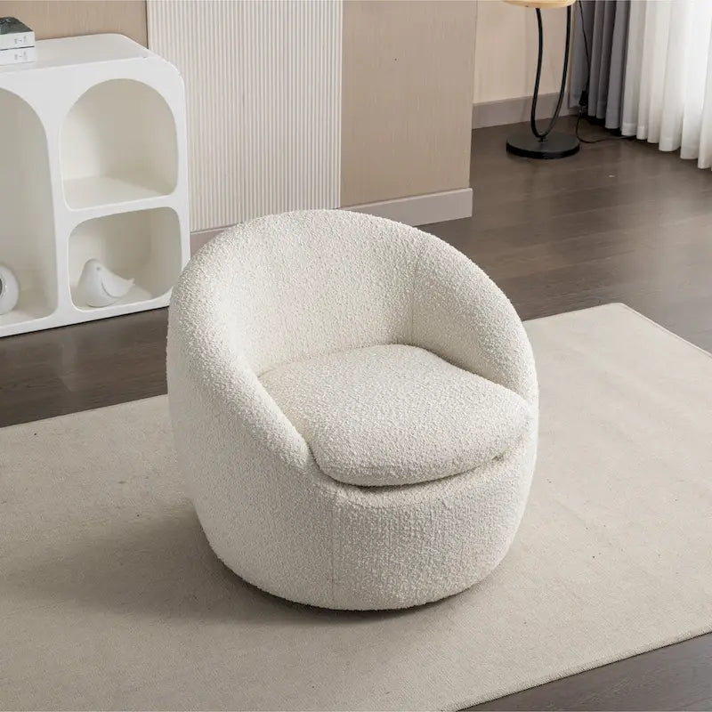 Winnie Modern Swivel Barrel Chair