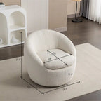 Winnie Modern Swivel Barrel Chair