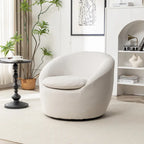 Winnie Modern Swivel Barrel Chair