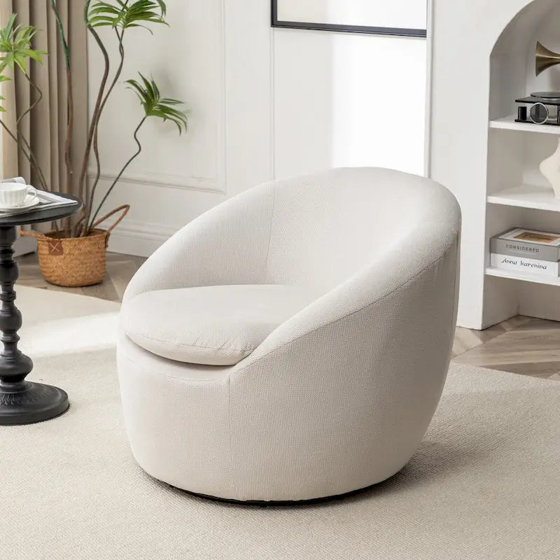 Winnie Modern Swivel Barrel Chair