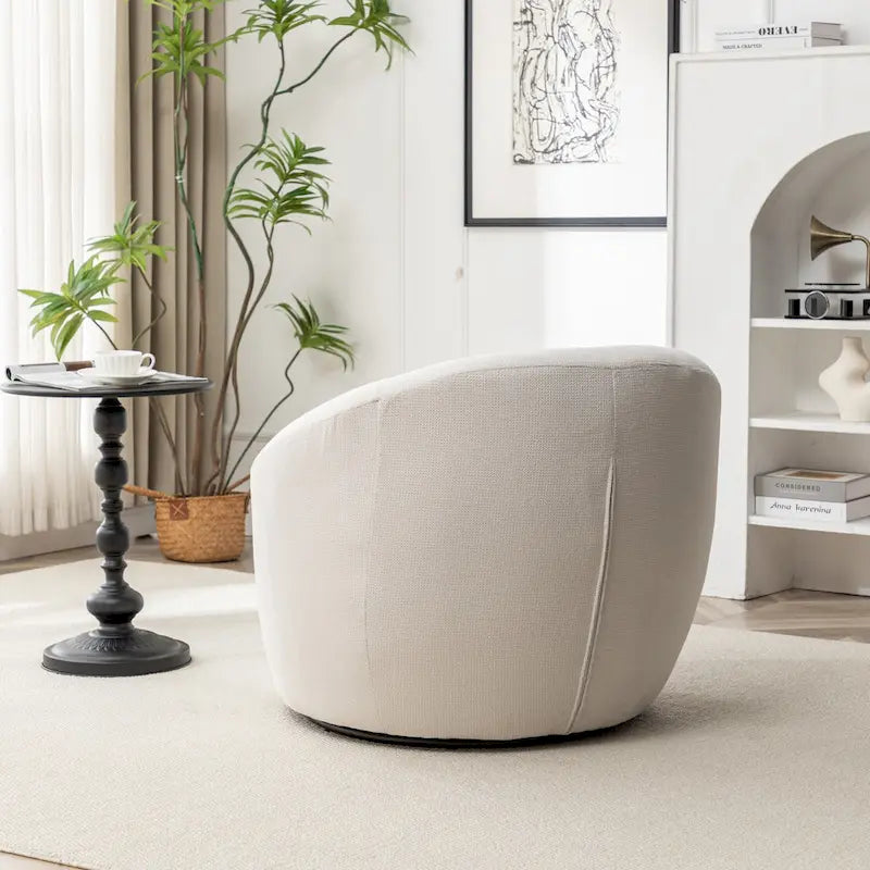 Winnie Modern Swivel Barrel Chair
