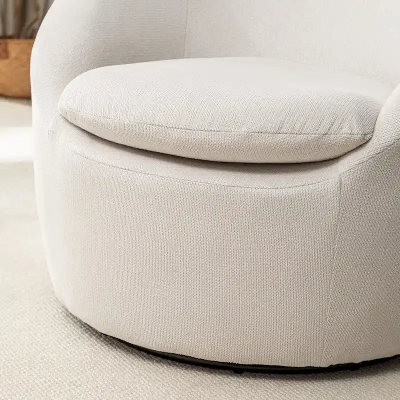 Winnie Modern Swivel Barrel Chair