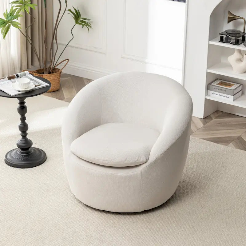Winnie Modern Swivel Barrel Chair