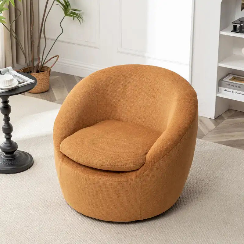 Winnie Modern Swivel Barrel Chair