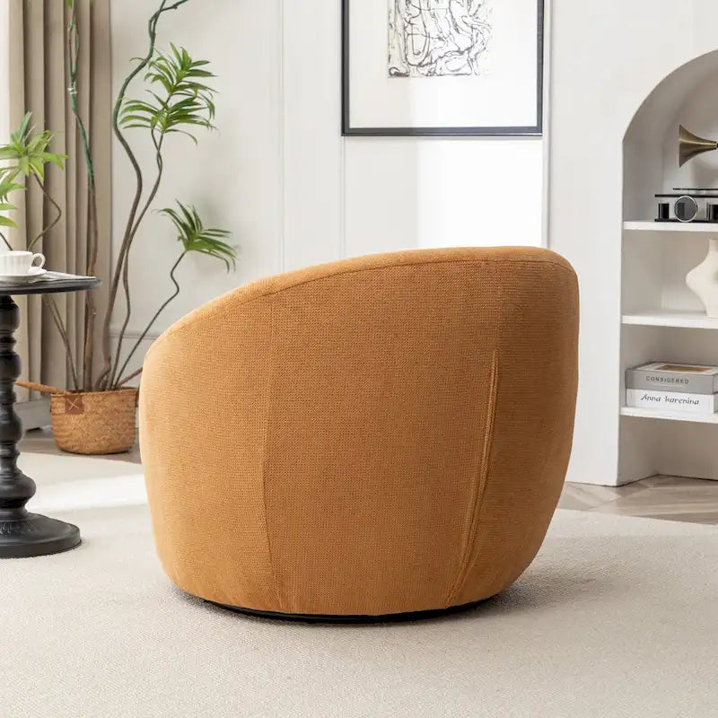 Winnie Modern Swivel Barrel Chair